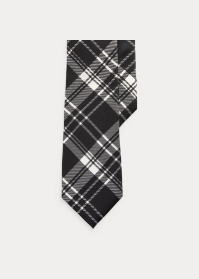 Men's Ralph Lauren Plaid Silk Ties | 287914NTR